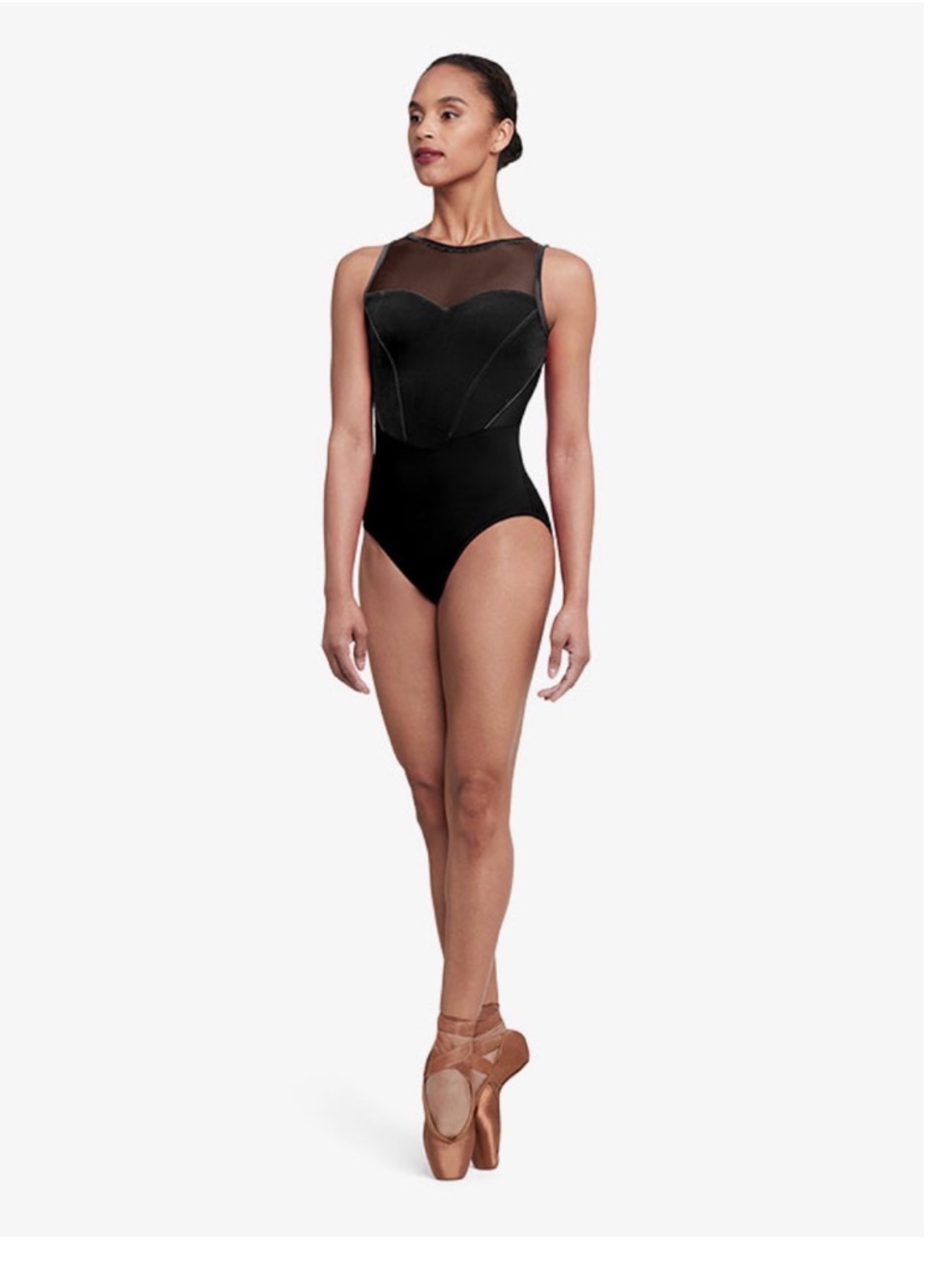 Bloch Sofia Sweetheart Leotard Black Size S